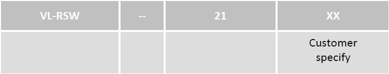 VL-RSW-1200 Forward RF Switch_Ordering Information